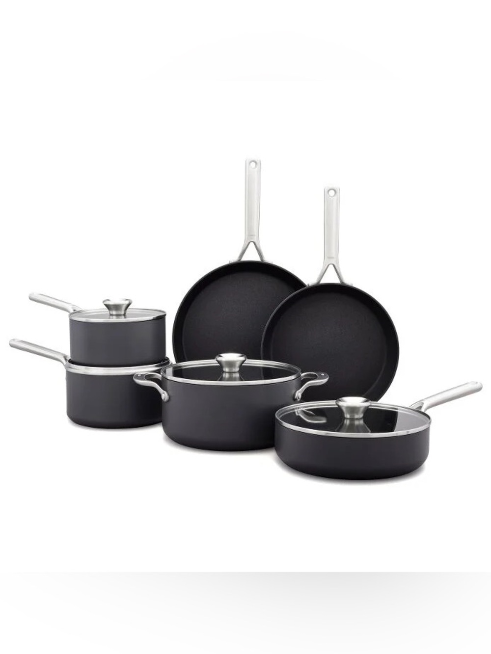 OXO Ceramic Professional Non-Stick 10-Piece Cookware Set - Sealed & NWT